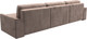 Миниатюра изображения товара Диван угловой Лига Диванов Лига-048 лонг универсальный / 128500 (велюр бежевый)