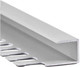 Миниатюра изображения товара Профиль декоративный Profiling Окантовочный ПО-П10 (2.7м, серебристый)