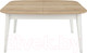 Миниатюра изображения товара Обеденный стол Васанти Плюс Дорн ДН-02 (дуб сонома светлый/белый)