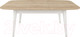 Миниатюра изображения товара Обеденный стол Васанти Плюс Дорн ДН-02 (дуб сонома светлый/белый)