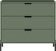 Миниатюра изображения товара Комод Black Red White Paloma KOM3S (дымчатый зеленый)
