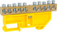 Миниатюра изображения товара Шина заземления DEKRON 8x12-10 / AN0803-0037 (желтый)