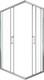 Миниатюра изображения товара Душевой уголок Triton Фикс-Хром 120x80 (без поддона)
