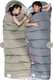 Миниатюра изображения товара Спальный мешок Naturehike CNK2350WS023 M400 (серый, молния справа)