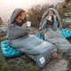 Миниатюра изображения товара Спальный мешок Naturehike CNK2350WS023 M400 (серый, молния справа)