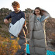 Миниатюра изображения товара Спальный мешок Naturehike CNK2350WS023 M400 (серый, молния справа)