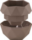 Миниатюра изображения товара Кашпо La Decoro Топаз КШ-9801 (мокачино)