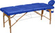Миниатюра изображения товара Массажный стол Элеганс МД - 321А (синий)