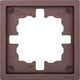 Миниатюра изображения товара Рамка для выключателей и розеток Lezard Zima 704-7300-146 (шоколад)