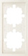 Миниатюра изображения товара Рамка для выключателей и розеток Lezard Zima 704-9000-147 (слоновая кость)