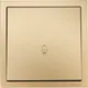 Миниатюра изображения товара Кнопка звонка Lezard Zima 704-3688-103QC (золото)