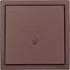 Миниатюра изображения товара Кнопка звонка Lezard Zima 704-7388-103QC (шоколад)