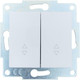 Миниатюра изображения товара Выключатель Lezard Asti 7081-0288-106 (белый)
