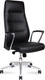 Миниатюра изображения товара Кресло офисное Norden Nancy Black Leather / L348HCA-01-black (алюминиевая база/кожа, черный)