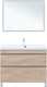 Миниатюра изображения товара Тумба под умывальник Aquanet Нота New 100 / 344149 (дуб светлый)