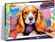 Миниатюра изображения товара Картина по номерам MultiArt Щенок акрилом / CANV30X40-118474