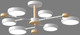Миниатюра изображения товара Люстра LED4U L3214-750 WH