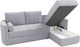 Миниатюра изображения товара Диван угловой Mio Tesoro Амми (Velutto 52, сван)
