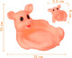 Миниатюра изображения товара Набор игрушек для ванной Крошка Я Мыльница. Свинка / 7072659 (4шт)