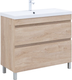 Миниатюра изображения товара Тумба под умывальник Aquanet Нота New 90 / 344146 (дуб светлый)