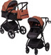 Миниатюра изображения товара Детская универсальная коляска INDIGO Target (терракотовый)