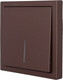 Миниатюра изображения товара Выключатель Lezard Zima 704-7388-111QC (шоколад)