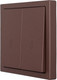 Миниатюра изображения товара Выключатель Lezard Zima 704-7388-106QC (шоколад)