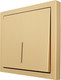 Миниатюра изображения товара Выключатель Lezard Zima 704-3688-111QC (золото)