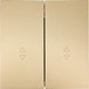 Миниатюра изображения товара Выключатель Lezard Zima 704-3688-106QC (золото)