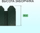 Миниатюра изображения товара Изгородь декоративная Мастер Сад Дачник 18x300см 6 секций / 2152300 (зеленый)