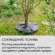 Миниатюра изображения товара Укрывной материал GREENGO Круг приствольный 1м 60г/м2 / 4712443 (2шт, черный)