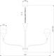 Миниатюра изображения товара Люстра Евросвет Calyx 60169/8 (никель)