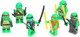 Миниатюра изображения товара Элемент конструктора Город мастеров Фигурки супер герои черепашки / 18108-ZH