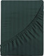 Миниатюра изображения товара Простыня Verossa Verossa Stripe Dark green VRT рез 180/200/30 70274 ST13