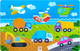 Миниатюра изображения товара Развивающая игра Malamalama Пазлы на подложке. Машины (4655752645182)