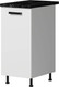 Миниатюра изображения товара Шкаф-стол кухонный Genesis Мебель Алиса 12 400 (белый/белый)