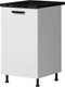 Миниатюра изображения товара Шкаф-стол кухонный Genesis Мебель Алиса 12 500 (белый/белый)