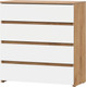Миниатюра изображения товара Комод Mio Tesoro Некст 1 4 ящика (дуб золотой/белый)