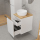 Миниатюра изображения товара Тумба под умывальник Lauter Mia 40 (белый глянец)