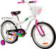 Миниатюра изображения товара Детский велосипед Novatrack Candy 20 / 205CANDY.WT23 (белый)