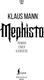 Миниатюра изображения товара Книга АСТ Mephisto. Roman einer Karriere, твердая обложка (Mann K.)