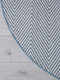 Миниатюра изображения товара Циновка Merinos Kair S156-OVAL-BLUE (1х2)