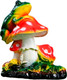 Миниатюра изображения товара Фигурка для сада Хорошие сувениры Три мухомора с лягушкой / 460048