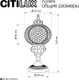 Миниатюра изображения товара Прикроватная лампа Citilux Каир Мозаика CL419816