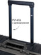 Миниатюра изображения товара Чемодан на колесах Supra STS-1010-M (Navy Blue)