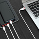 Миниатюра изображения товара Кабель Borofone BX17 3в1 Lightning+Micro+Type-C (1м, белый)