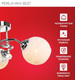 Миниатюра изображения товара Люстра INhome Aura Perla-WH-3E27 3хЕ27 / 4690612058078