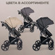 Миниатюра изображения товара Детская универсальная коляска Sweet Baby Comfort 3в1 (черный/серый)