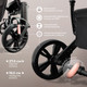 Миниатюра изображения товара Детская универсальная коляска Sweet Baby Comfort 3в1 (черный/серый)