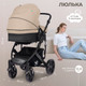 Миниатюра изображения товара Детская универсальная коляска Sweet Baby Comfort 2в1 (черный/бежевый)